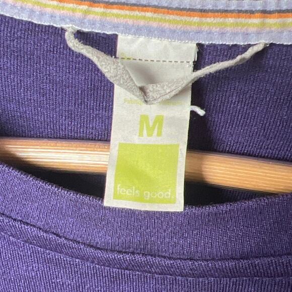 Feels Good Cotton Navy Blue Heavy Long Sleeve Women Medium - Picture 4 of 6